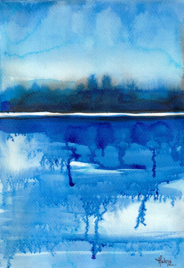 Encre Bord de lac