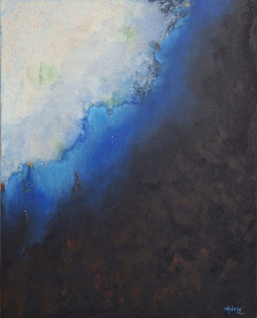 Toile Burnt but alive