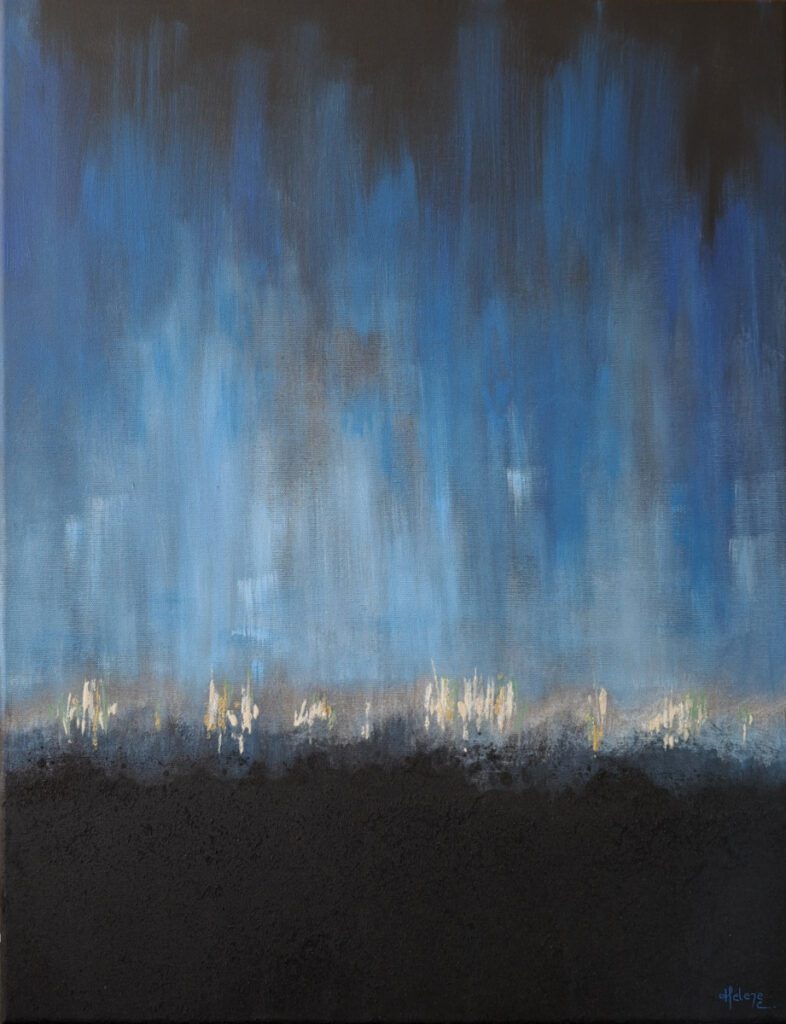 Toile "Après la nuit glacée"
